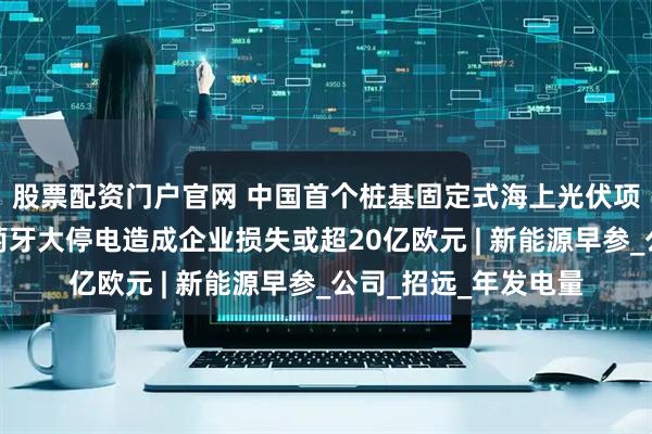 股票配资门户官网 中国首个桩基固定式海上光伏项目全容量投运；葡萄牙大停电造成企业损失或超20亿欧元 | 新能源早参_公司_招远_年发电量